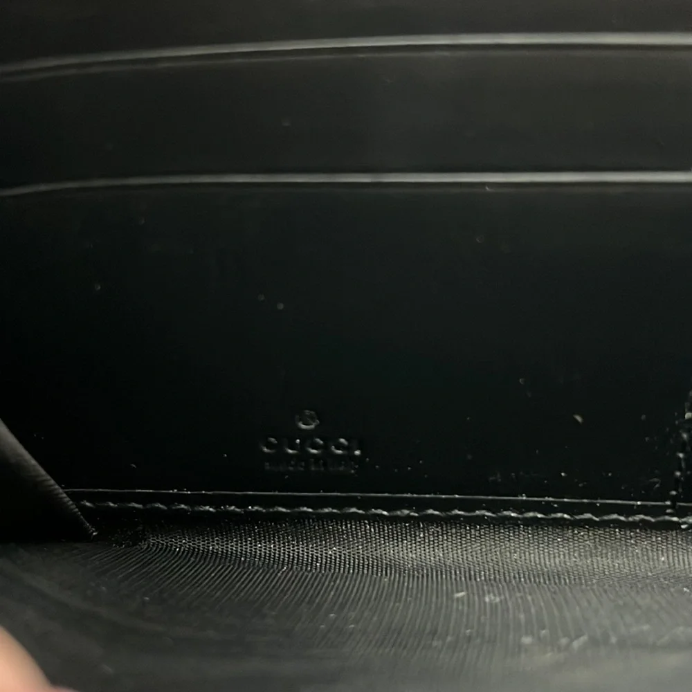 🖤🖤Gucci GG Guccissima Bow Zip Wallet - Picture 9 of 17